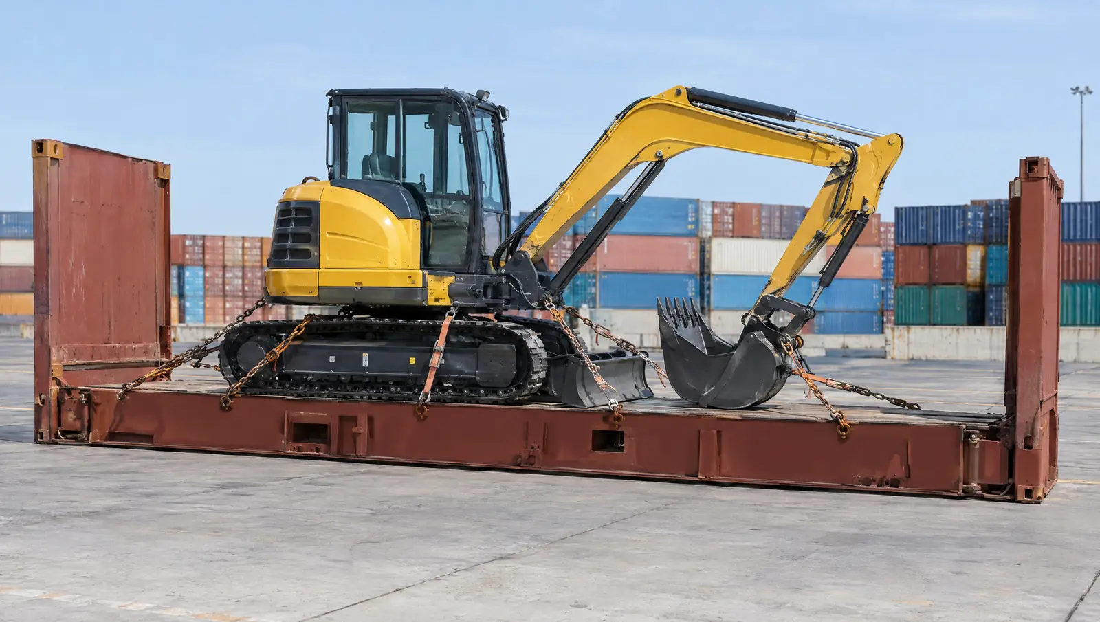 Flat-Rack-Container